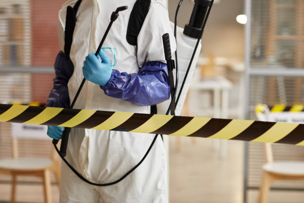 Professional Biohazard Cleanup technician working in New Springfield, OH